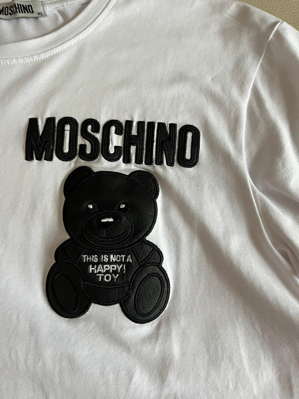 Moschino Teddy Bear Printed Crewneck T-Shirt