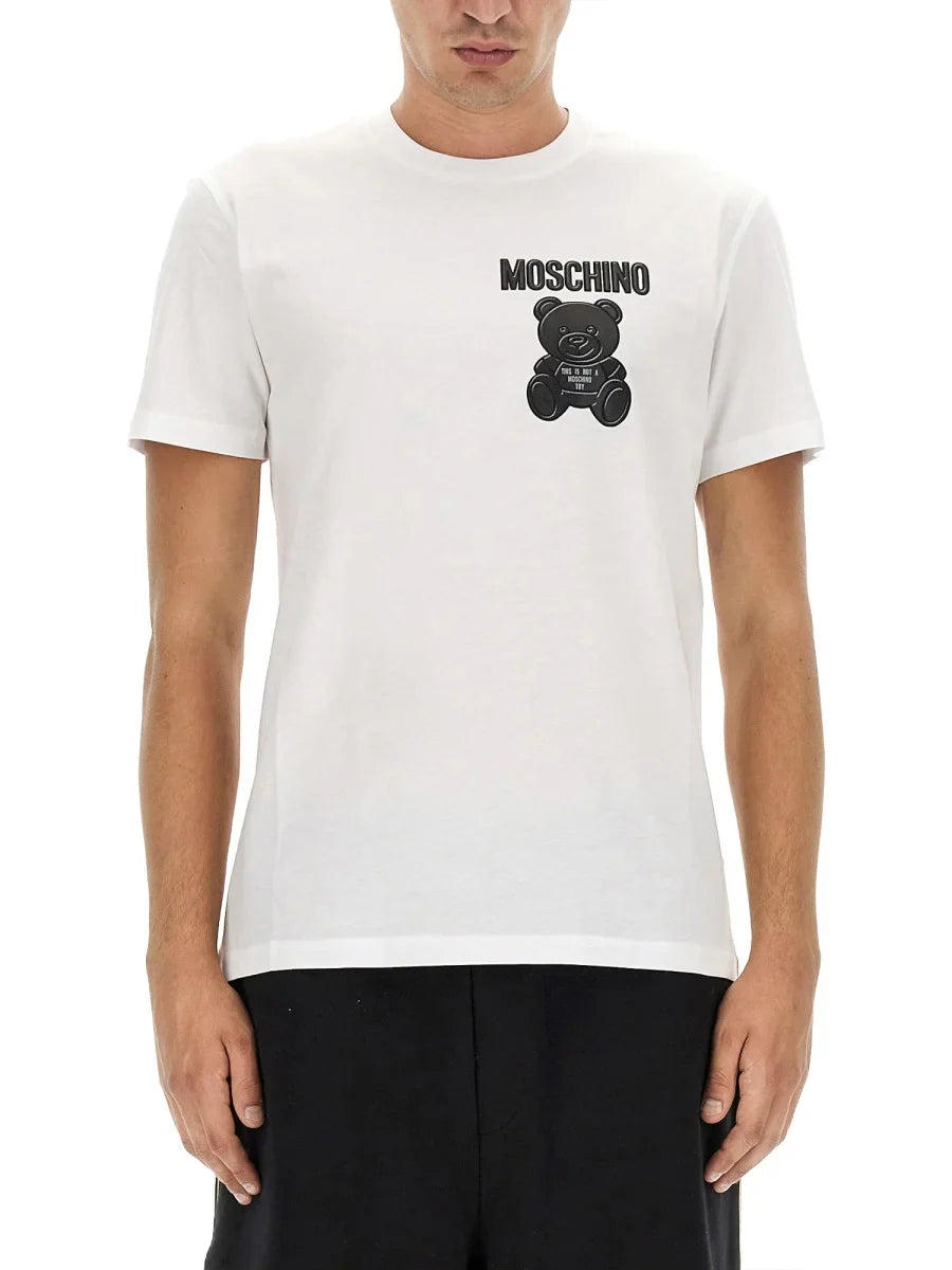 Moschino Teddy Bear Printed Crewneck T-Shirt