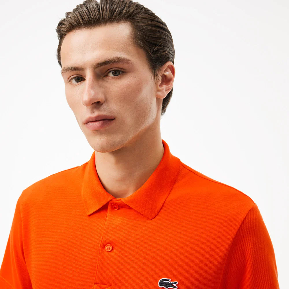 Lacoste Regular fit cotton blend polo shirt