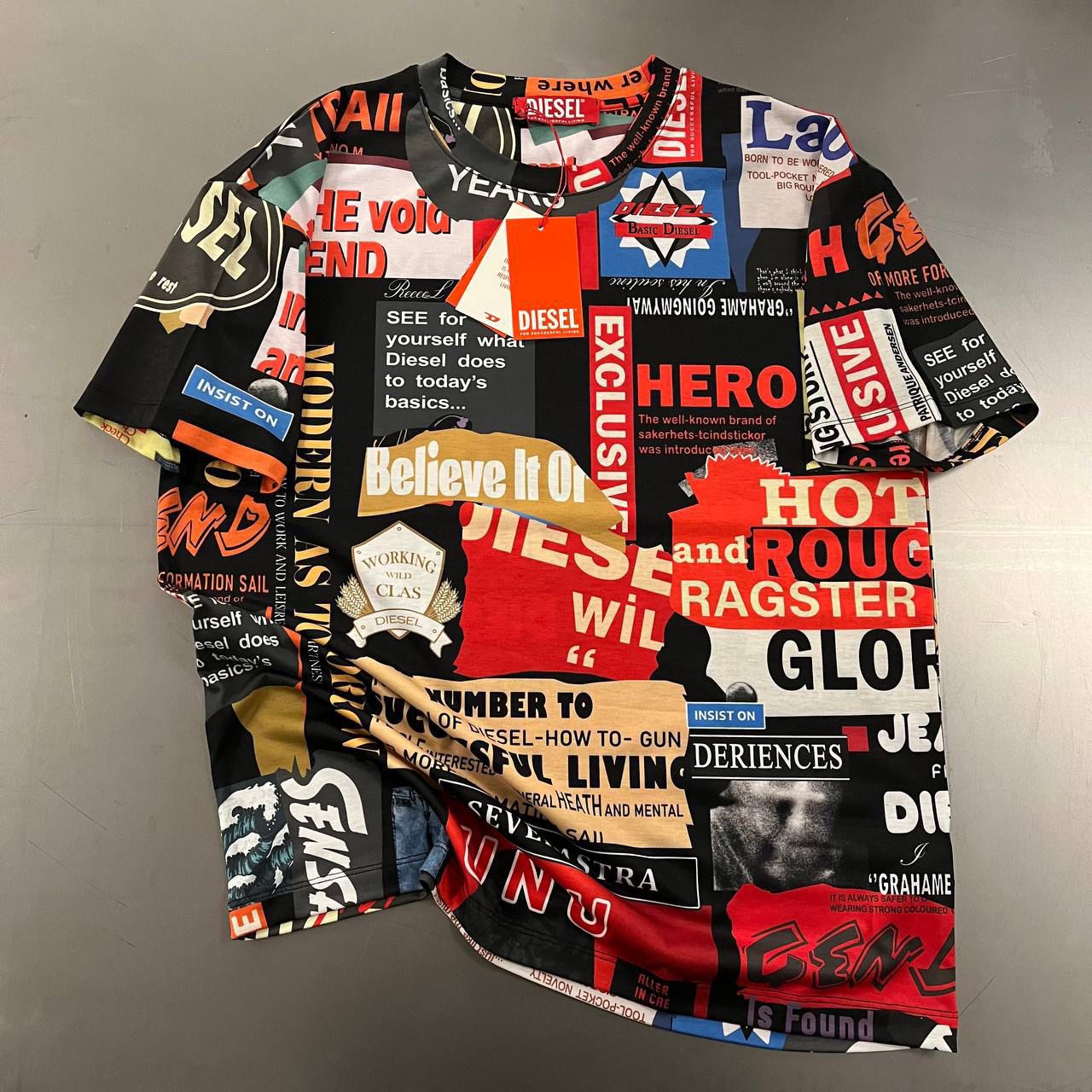 Diesel T-Just Waf Short Sleeve T-Shirt