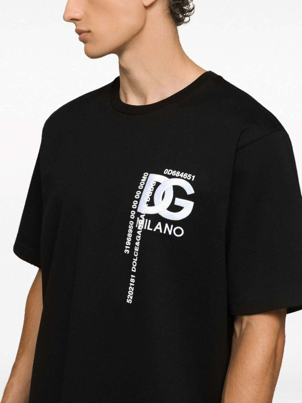 Dolce & Gabbana Logo-Embroidered T-Shirt Embroidered Logo
