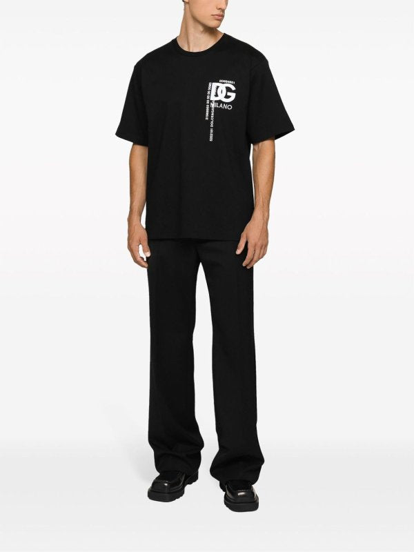 Dolce & Gabbana Logo-Embroidered T-Shirt Embroidered Logo