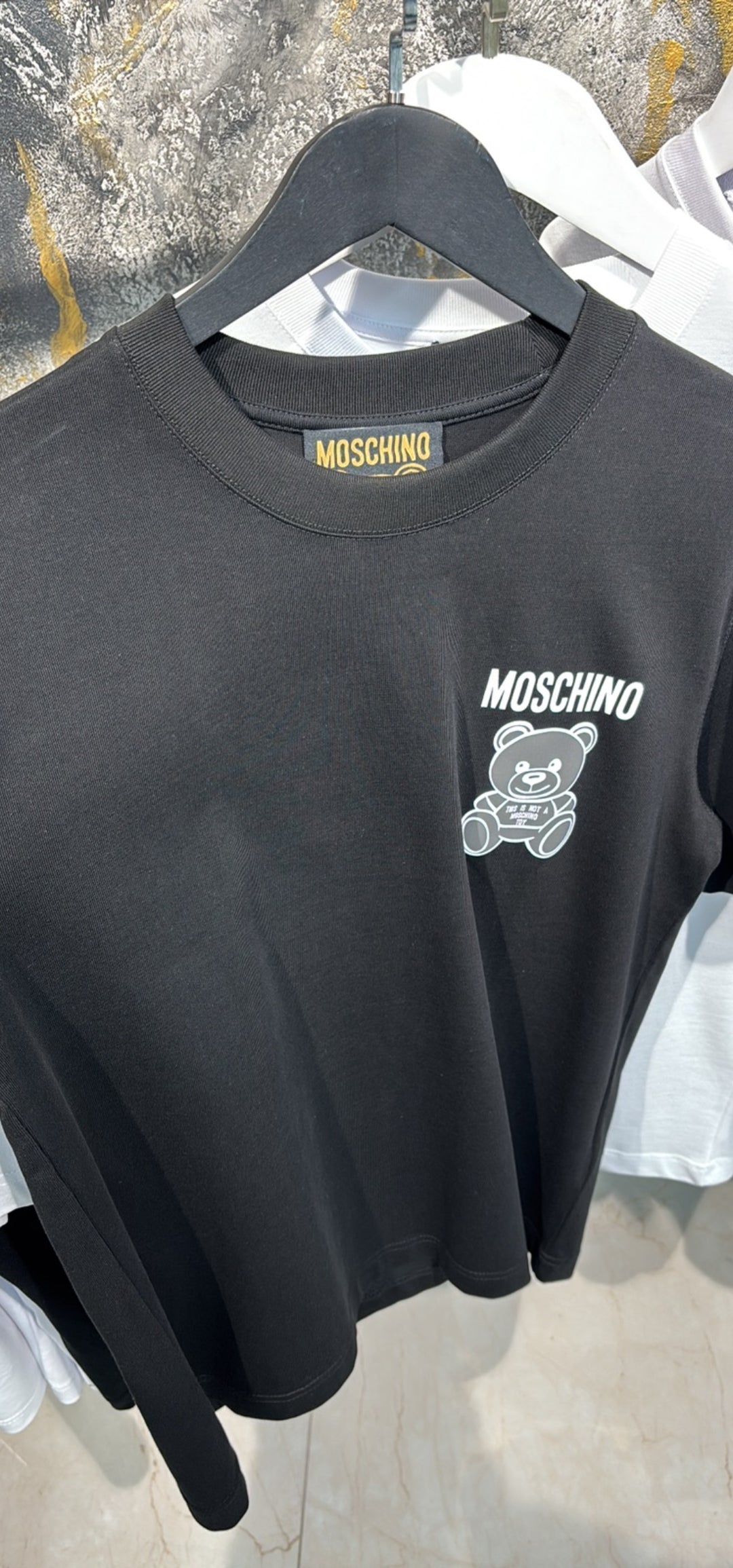 Moschino Teddy Bear Printed Crewneck T-Shirt