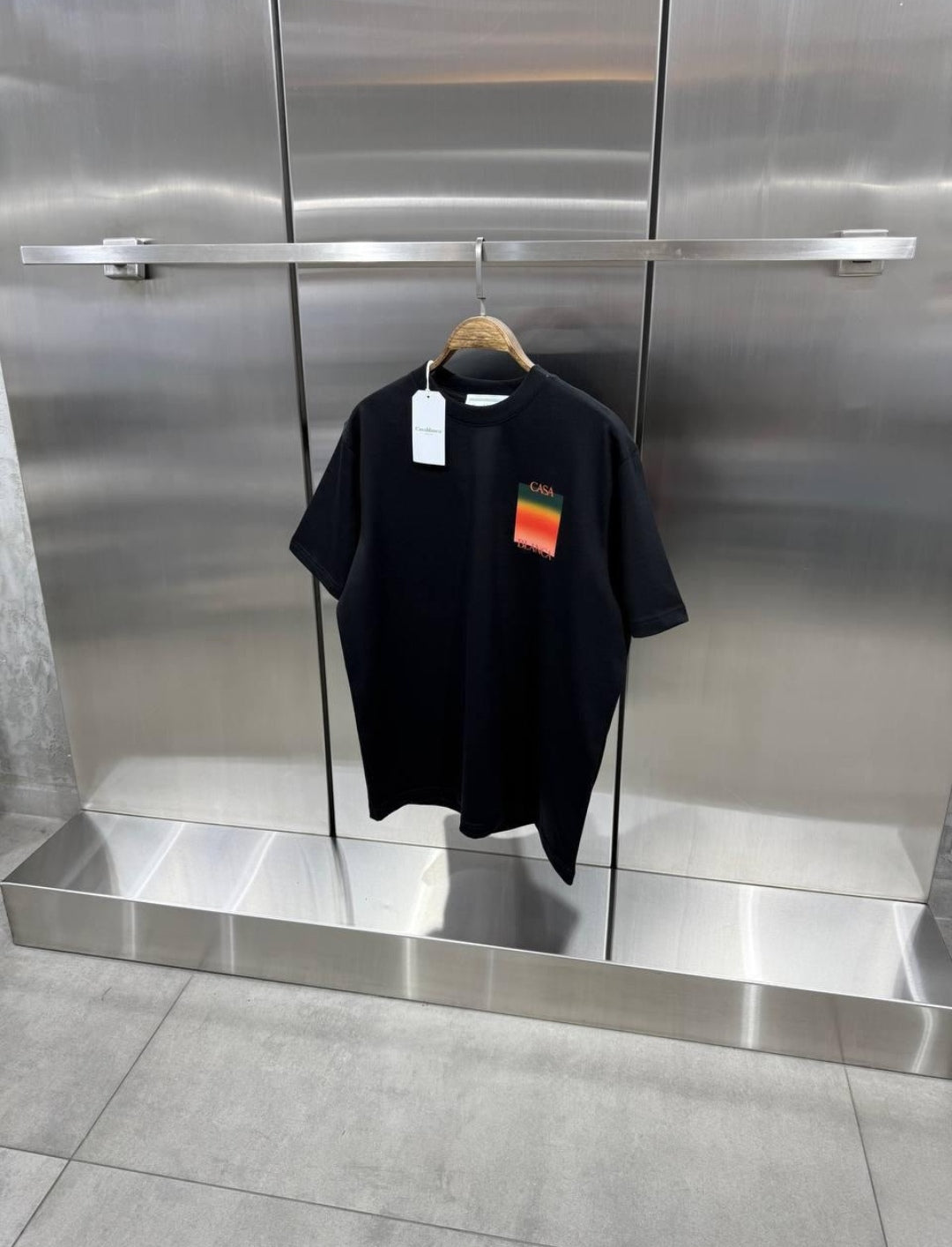 Casablanca Tennis Club Icon T-Shirt 'Black'