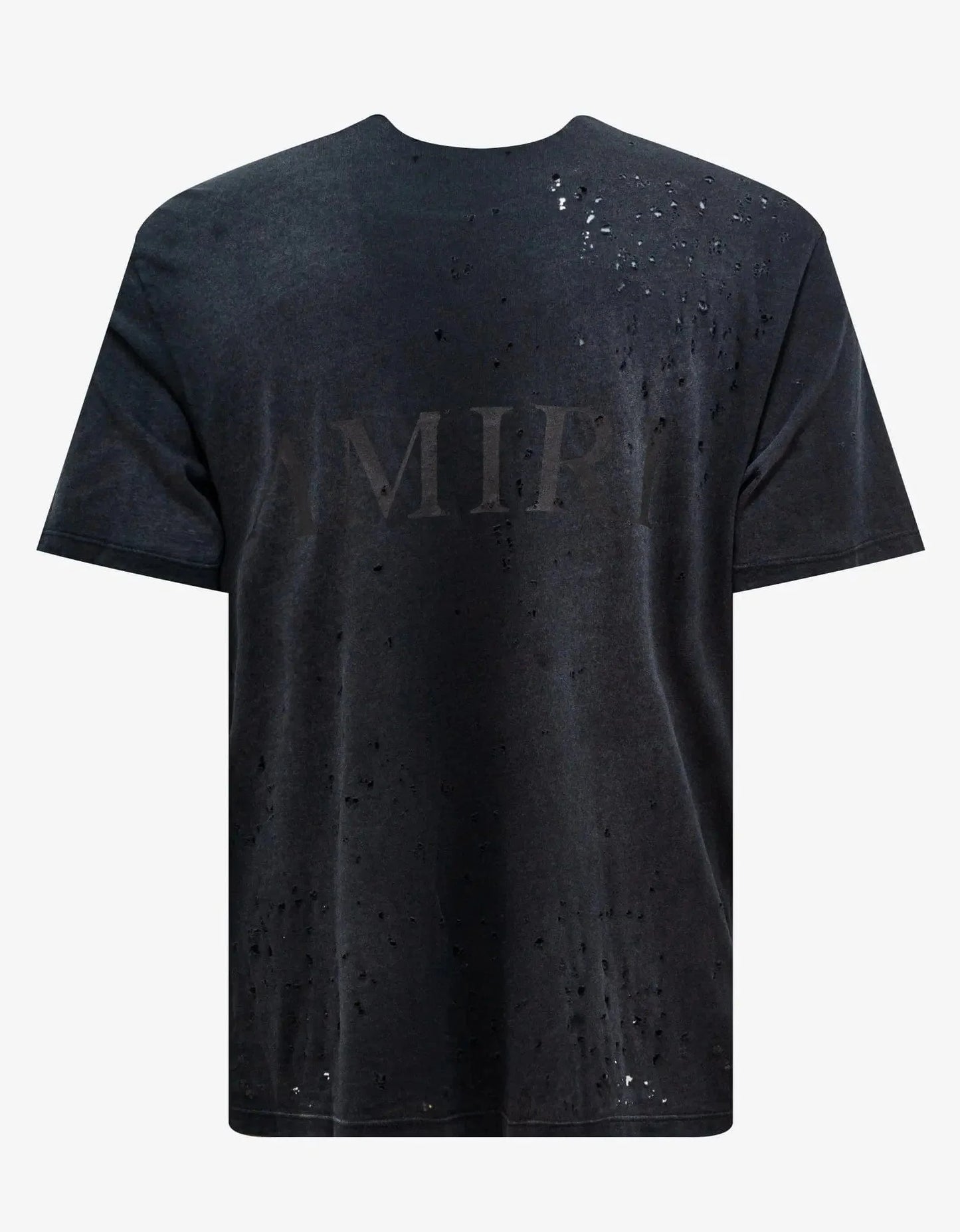 Amiri Black MA Logo Shotgun T-Shirt
