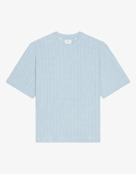 Givenchy Blue 4G Towelling T-Shirt