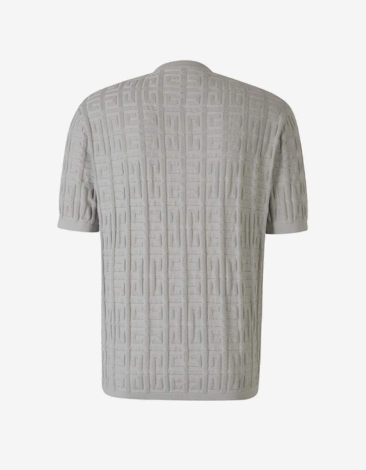 Givenchy Grey 4G Cotton Knit T-Shirt