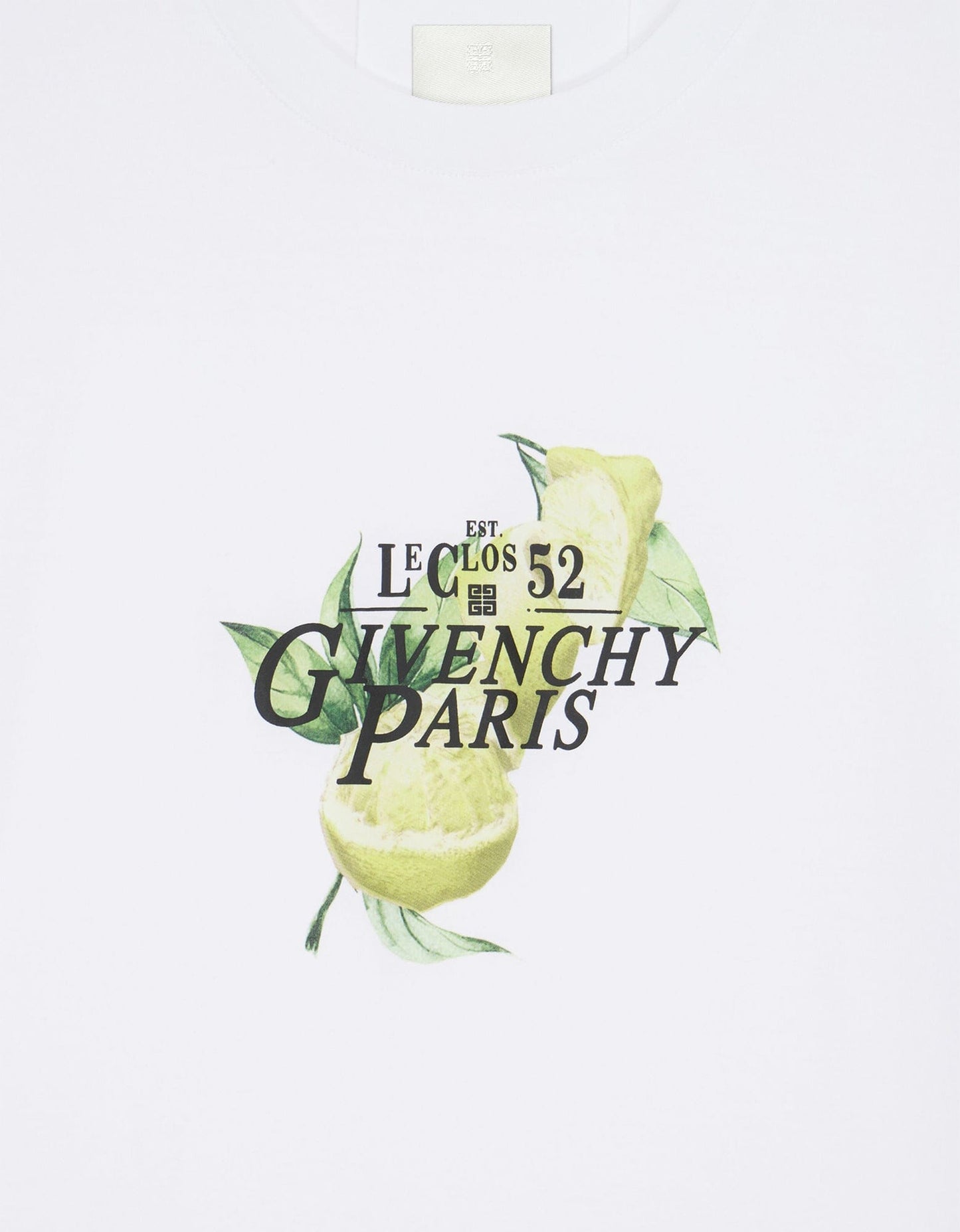 Givenchy White Lemons Print T-Shirt
