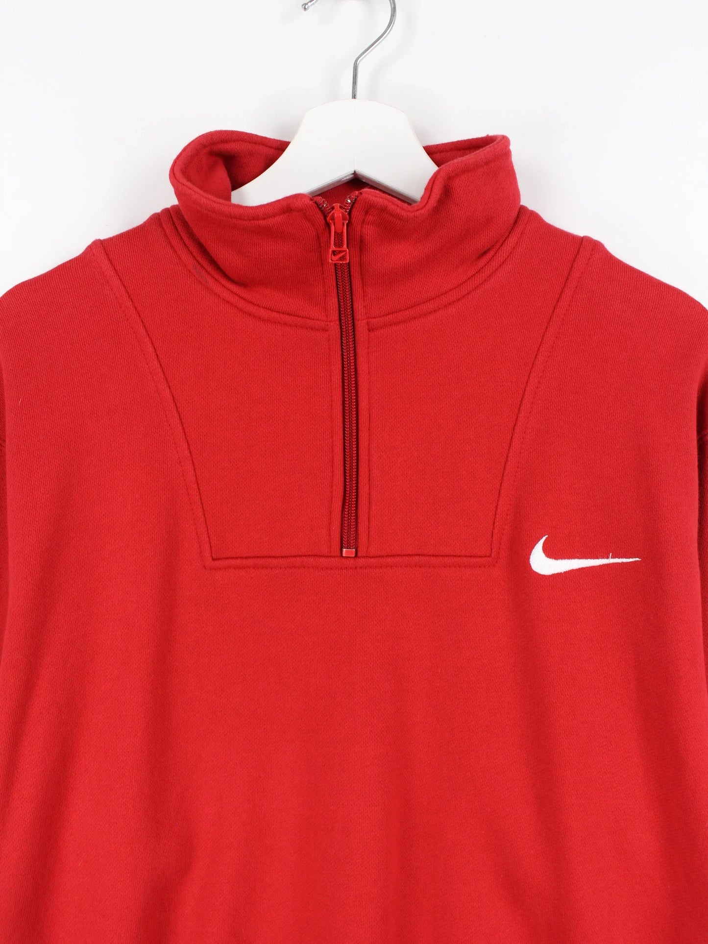 Nike 90s Half Zip Sweater Red