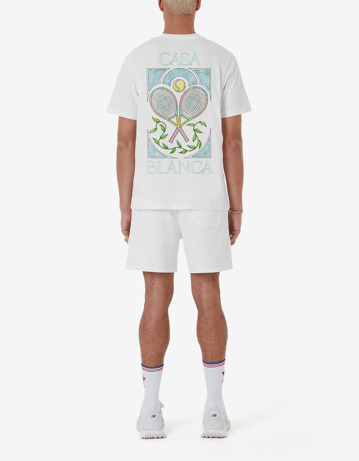 Casblanca White Tennis Pastelle T-Shirt
