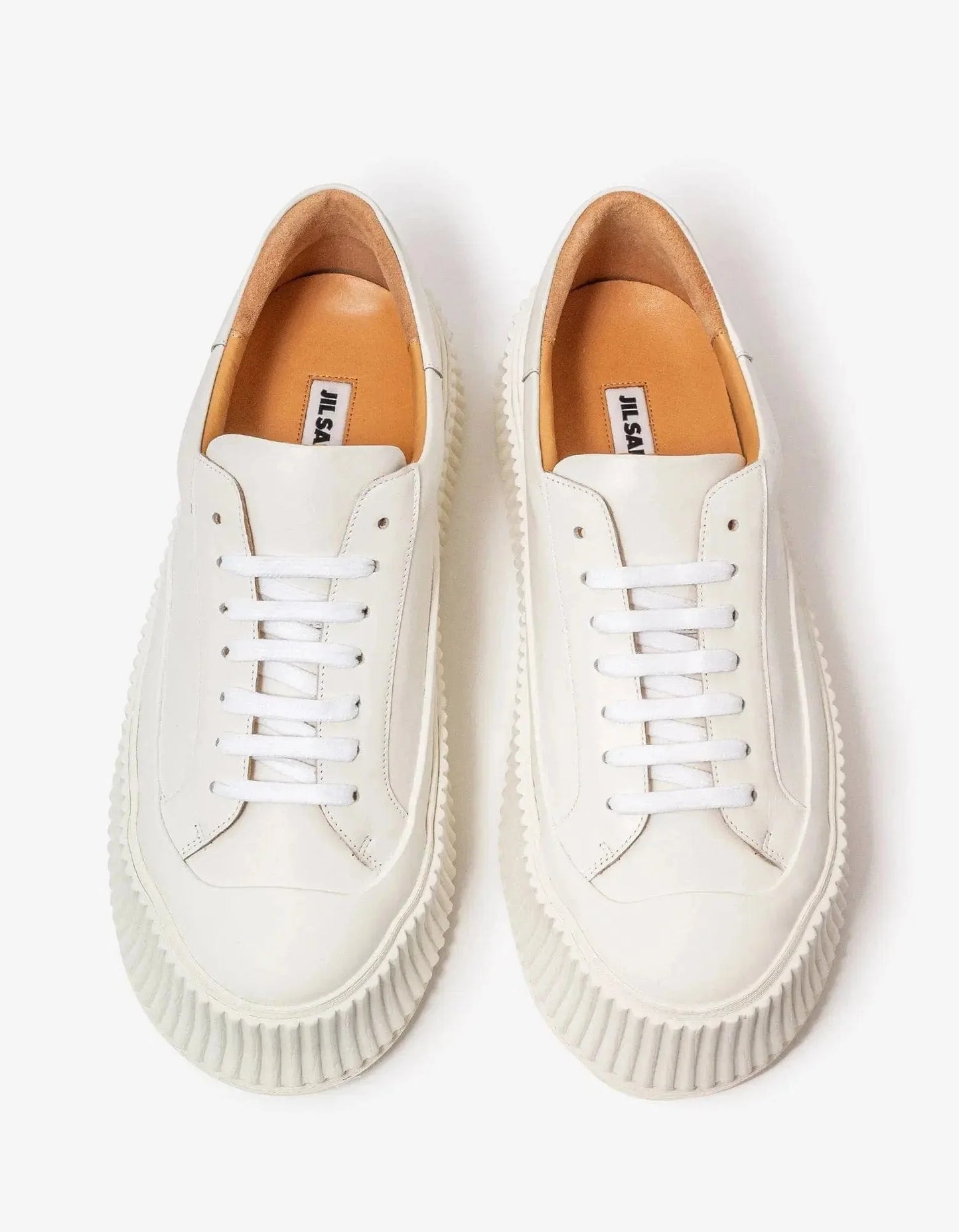Jil Sander White Leather Trainers