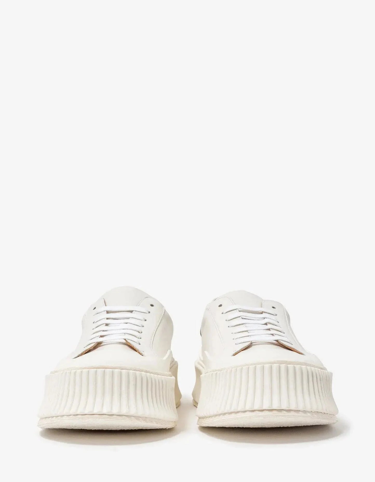 Jil Sander White Leather Trainers